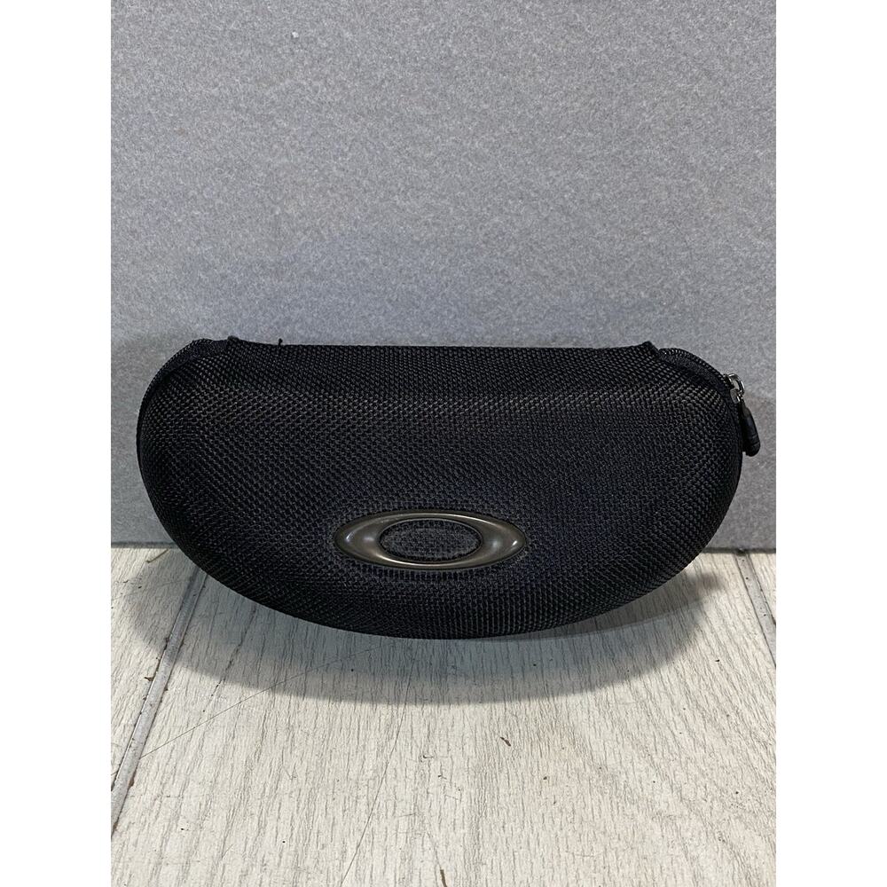 Oakley Hard Case Sun Glasses Clamshell Zip Around Black Travel w/ Foam Inserts